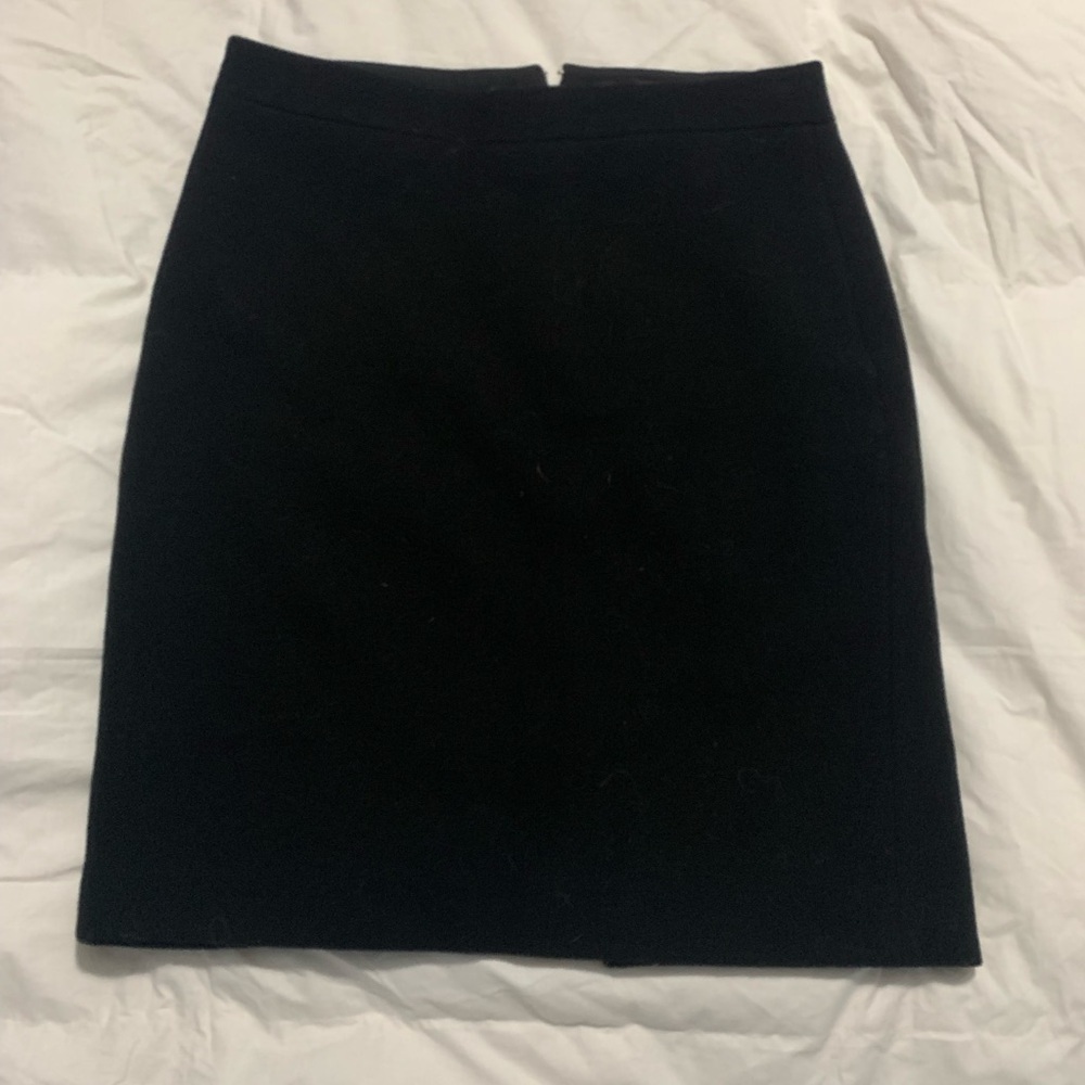 J Crew Mercantile SZ 4 Black Knee-Length Pencil Skirt for Work
